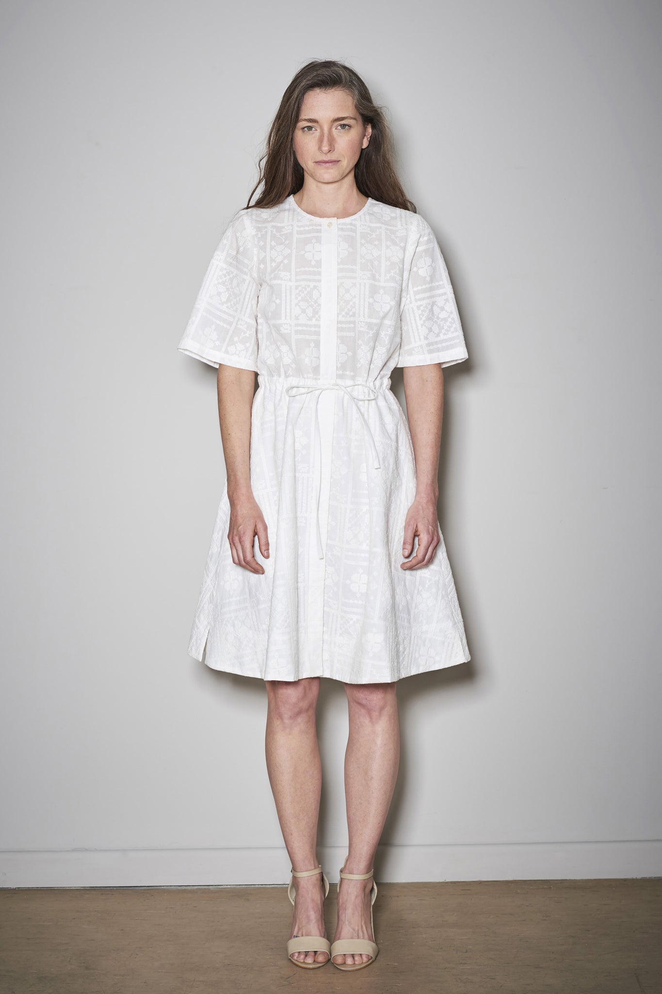 LISBOA DRESS white
