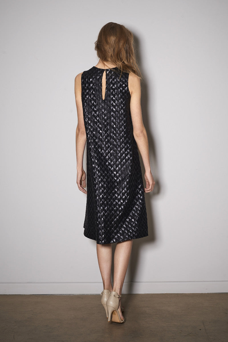 LITTLE PAILLETTE DRESS black