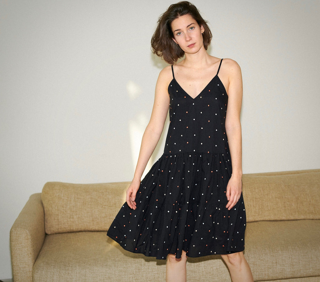 FERÁ BLOSSOM DRESS black