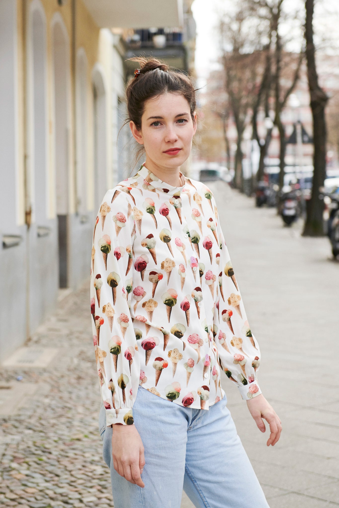 SWAN BLOUSE icecream