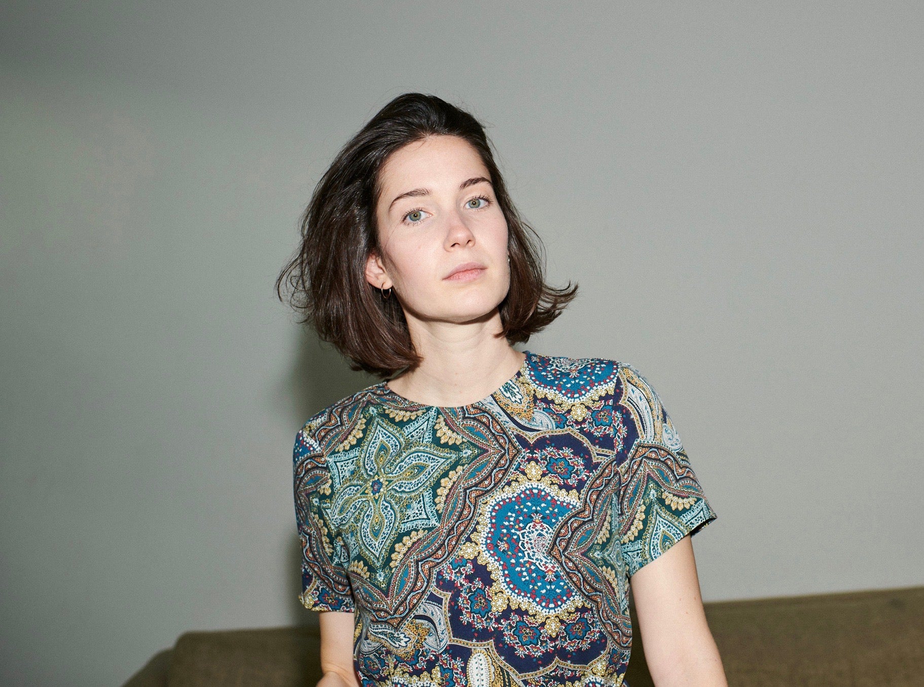 PAXTONIA MAXI DRESS green paisley