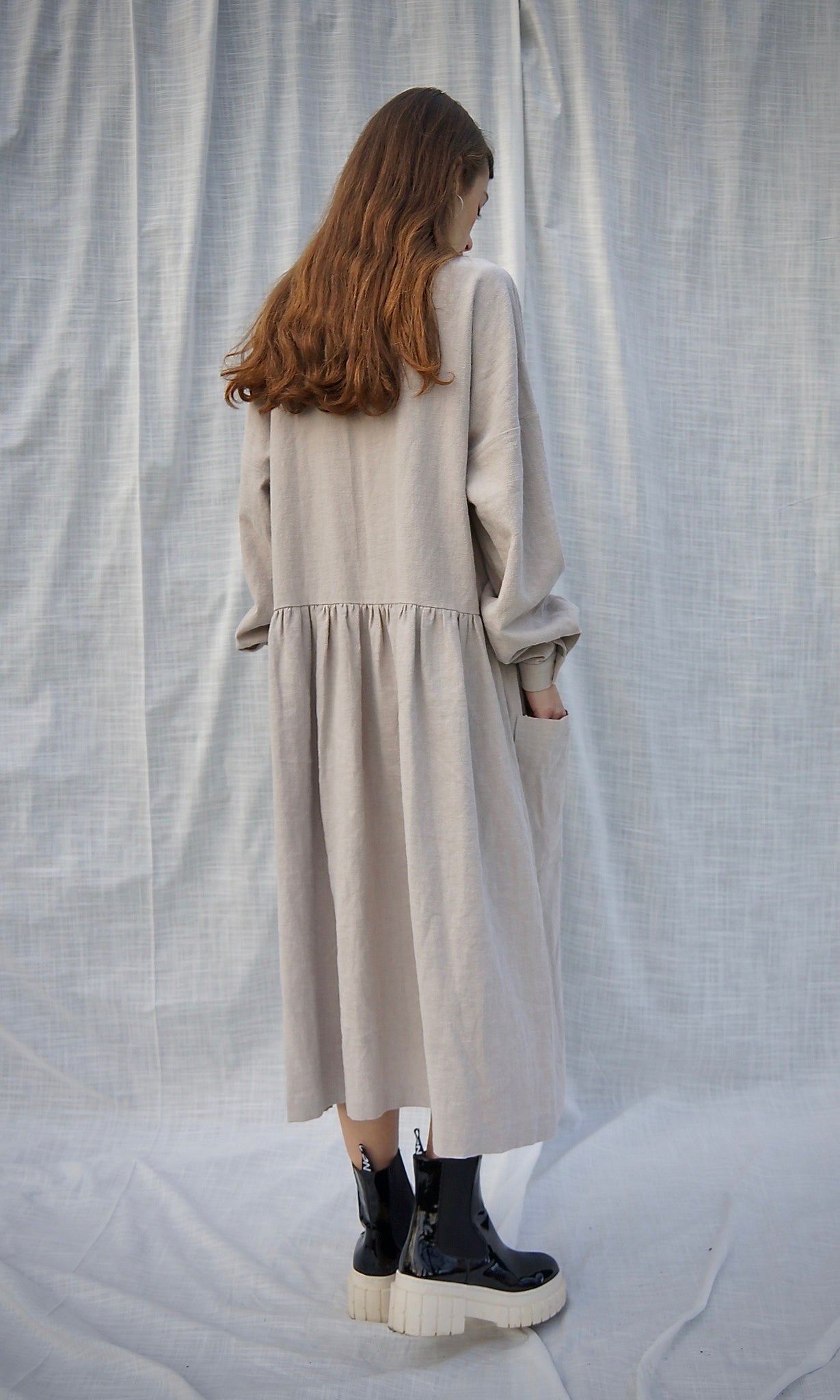 ROCHELLE DRESS sand
